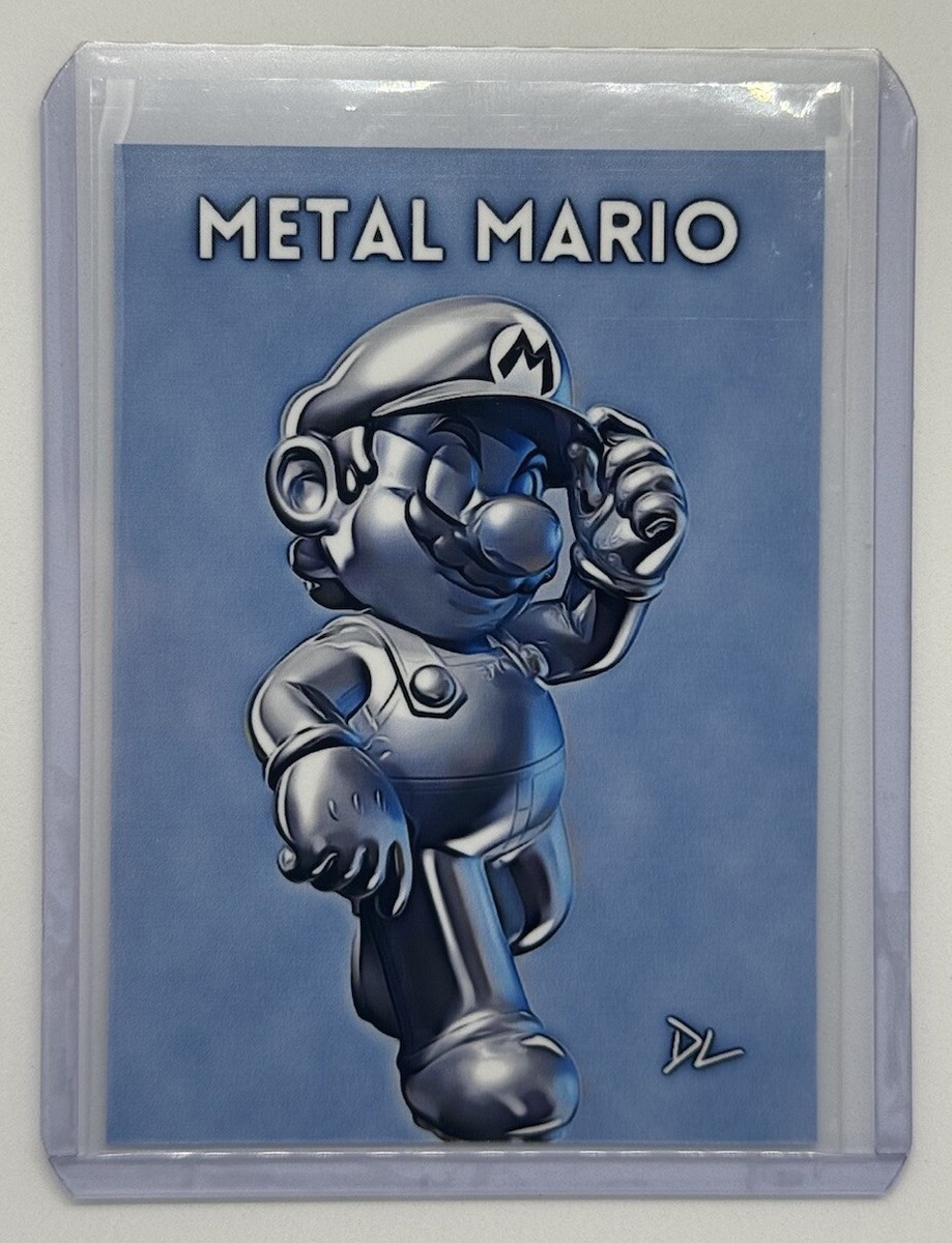Panini Super Mario Metalen Verzameldoos – 13 Pakjes + 65 Stickers + Limited Edition Kaart Nr. 1, In 5 Willekeurige Kleuren