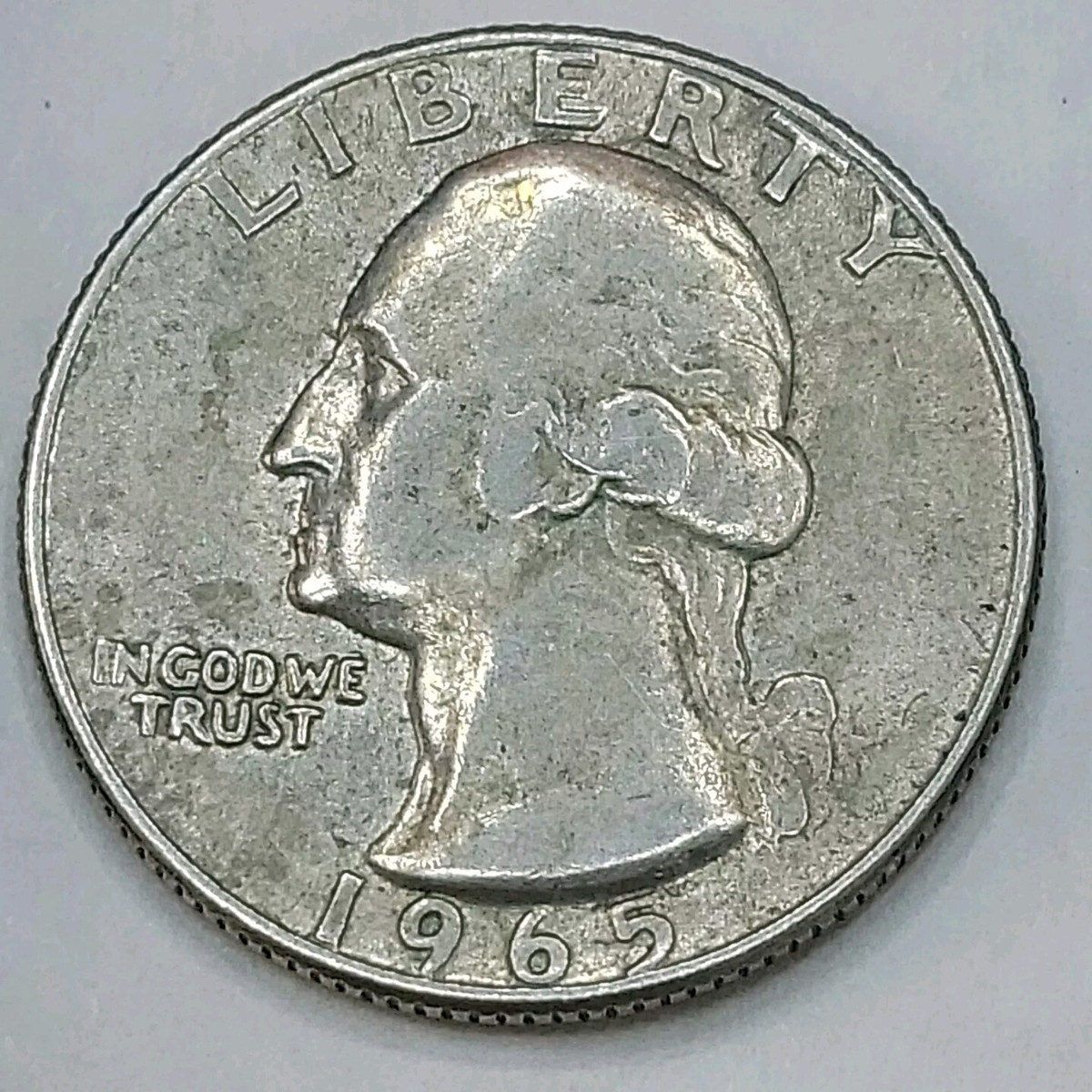 1965 NO MINT MARK DDO & MAD QUARTER MULTIPLE ERRORS VERY