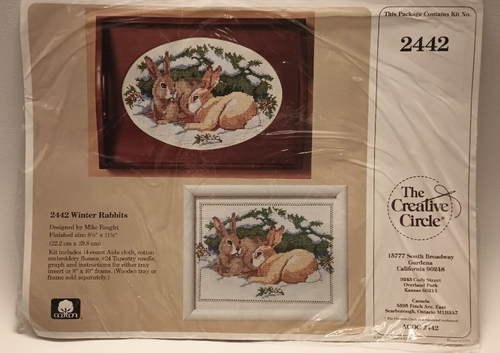 4 Creative Circle Christmas Cross Stitch Craft Kits 2445 2442 2257 2247 Stocking - Picture 7 of 12