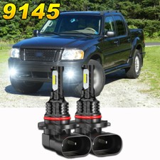 9145 H10 Led Fog Lights Bulbs 6000k For Ford Explorer Sport Trac 2001-2005