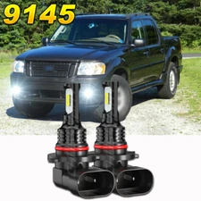 9145 H10 LED Fog Lights Bulbs 6000k For Ford Explorer Sport Trac 2001-2005