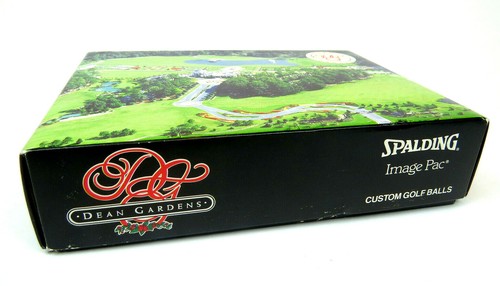 Spalding Image Pac Custom Golf Balls Dean Gardens Alpharetta Georgia Vintage - Picture 2 of 11