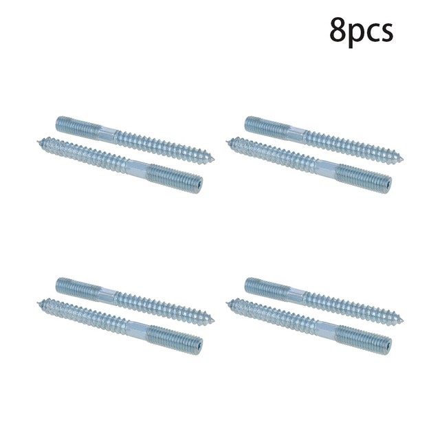 8x M8 M10 Wood to Metal Dowel Screw Double Ended Screws Length From 70