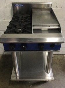 Commercial Kitchen Restaurant Moffat Blue Seal 2 Burner Stove