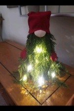 Lighted Gnome Christmas Tree Tabletop