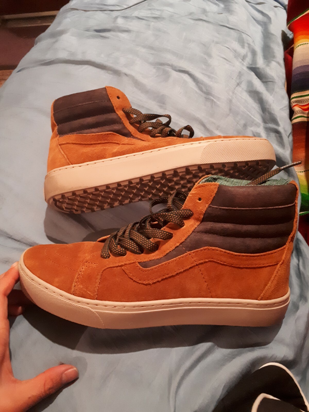 vans sk8 hi mte leather brown