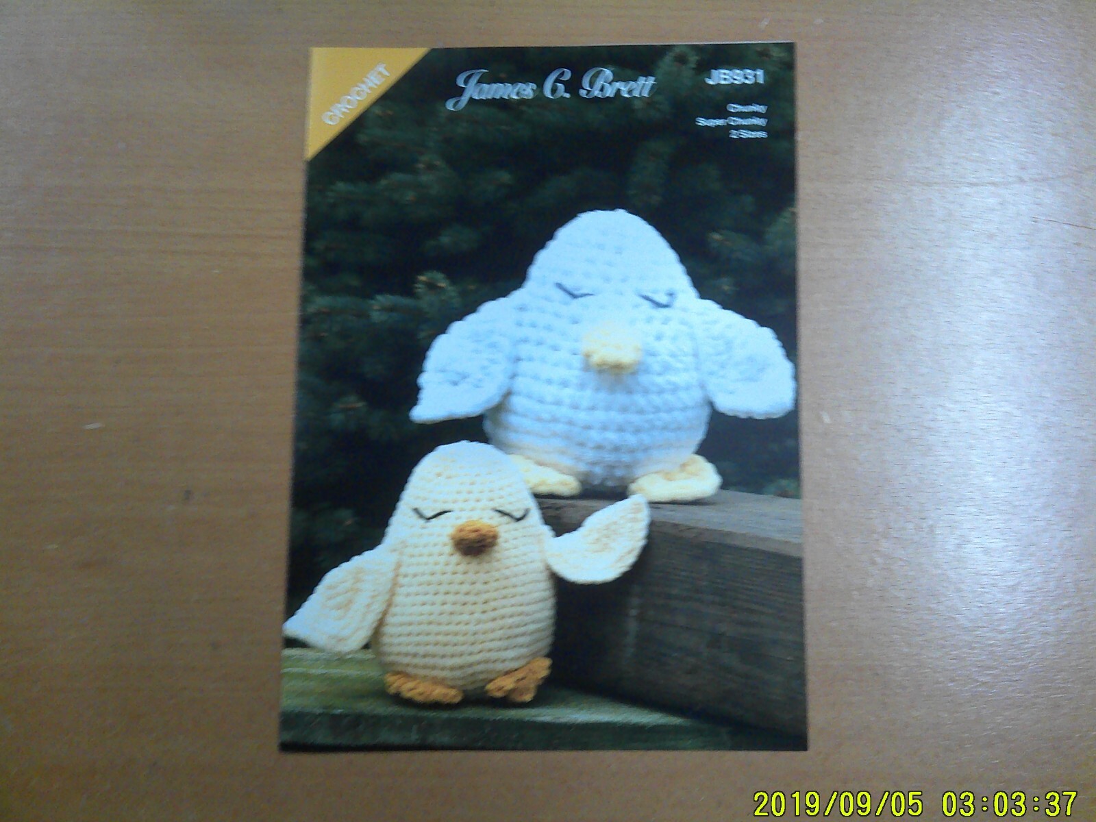 James C Brett Chunky and Super Chunky Egbert & Chuckles Crochet Pattern JB931