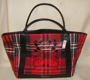 kate spade red and black plaid purse