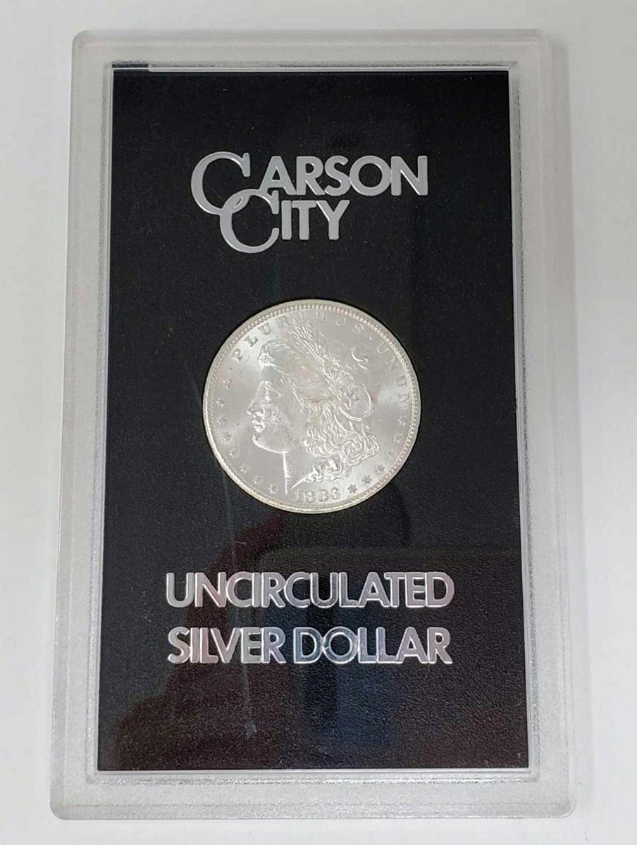 Rare Uncirculated 1883-CC $1 Morgan Silver Dollar Carson City GSA