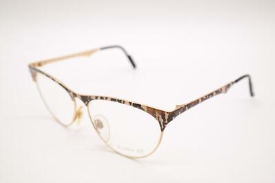 Lunettes Vintage Essilor 292 18 - Monture Demi-lune Or Multicolore - Neuf Sans étiquette