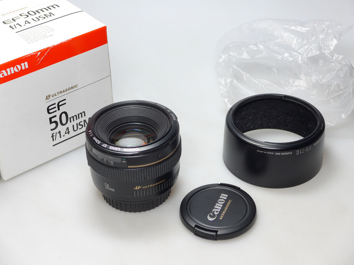 Canon EF 50mm F1.4 USM +ES-71 II Hood 829662130142 | eBay Canon EF 50mm F1.4 USM +ES-71 II Hood 829662130142 | eBay