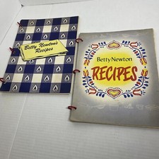 Vintage Betty Newton's Recipes Books Ohio Fuel Gas Company 1950&rsquo;s