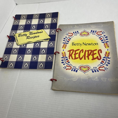 Vintage Betty Newton's Recipes Books Ohio Fuel Gas Company 1950’s
