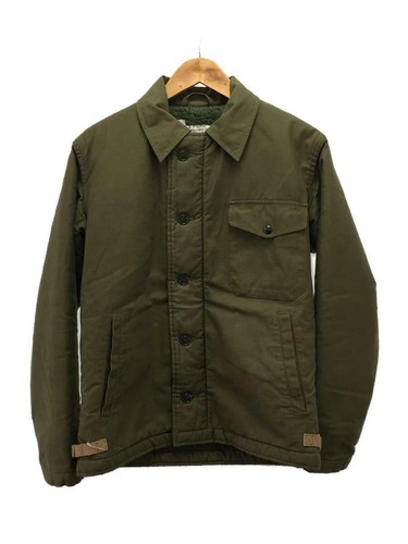 DECK JACKET U.S.NAVY Khaki Cotton Size 