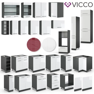 Küchenschrank Hängeschrank Unterschrank Küchenzeile Fame-Line Vicco - Bild 1 von 4
