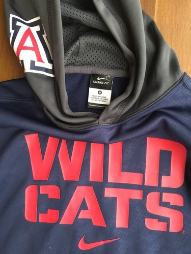 EUC NIKE Youth Kids Boys Girls M Therma Fit Pullover Hoodie U of AZ Wildcats M - Picture 2 of 3