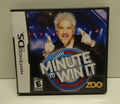 Minute to Win It (Nintendo DS, 2010) Complete & Tested