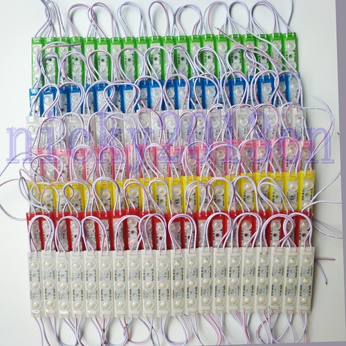 12V 2835 LED Module Light Strip Tape 3LEDs Cover Waterproof for Channel Sign - Picture 3 of 17