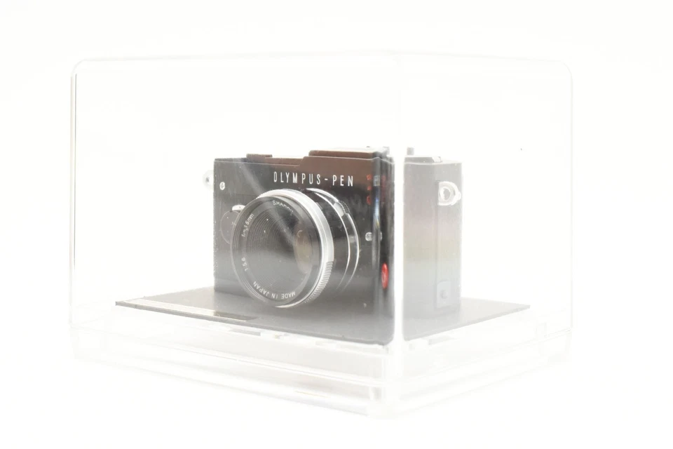 ¡Raro! [SIN USAR en caja] Cámara fotográfica en miniatura Megahouse Sharan Olympus PEN-F JAPÓN Foto 2 de 4