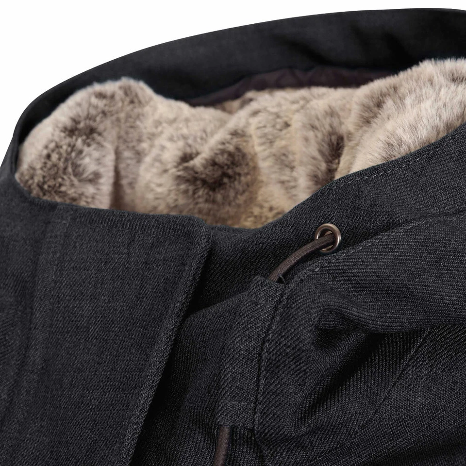 Elkline Apres Ski Damen-Regenparka Hiver-Jacke Hiverjacke Outdoor-Mantel Gris - Photo 4/4