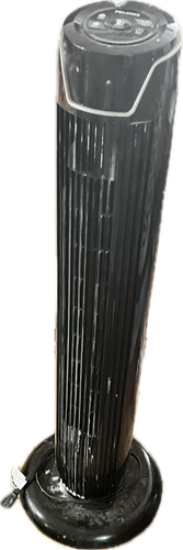 Pelonis Quiet Oscillating Modern Tower Fan with Low Noise Level, Glossy Black