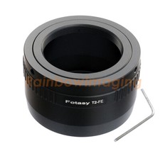 T T2 Telescope lens to Sony E-Mount A7R III A7S II A7 III IV V Camera Adapter