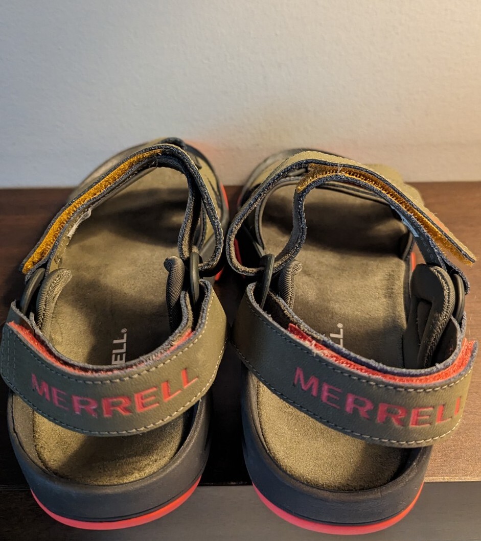 Size Merrell Belize Convert Green Womens Strap Casual Sandal