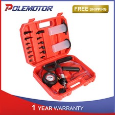 Universal Hand Held Vacuum Pressure Pump Tester Adapters Storage Reservoir Tool