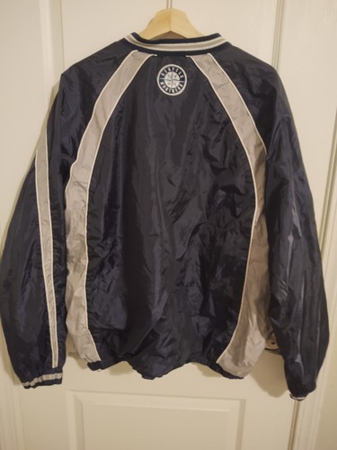 Seattle Mariners Size Man XL V Neck Pull Over Baseball Jacket By GIII - Picture 2 of 4