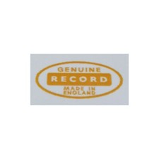Record Trademark decal for restoration vintage tools vice vise plane g2cxs