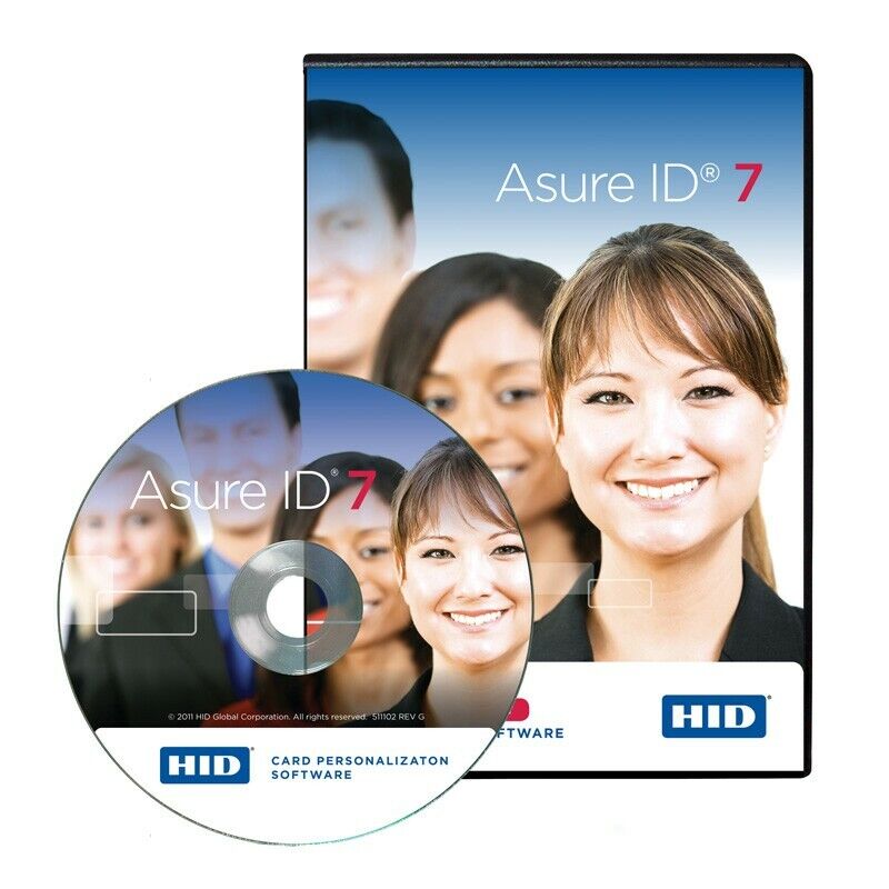 HID Asure ID Express 7 ID Card Design Software (86412) - FREE SHIPPING