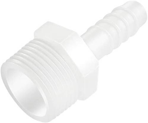 Plastic Hose Barb Fitting 3/16" Barb to 1/8" NPT Male Adapter Union Fitting 6pcs - Picture 4 of 5
