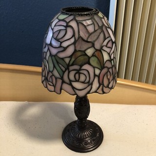 PartyLite Candle Lamp Rose Garden P8394 Original Packaging