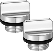 2 Pack 1.4 Inches Aluminum Boat Drain Plugs Applicable to Aluminum Boats with Fl