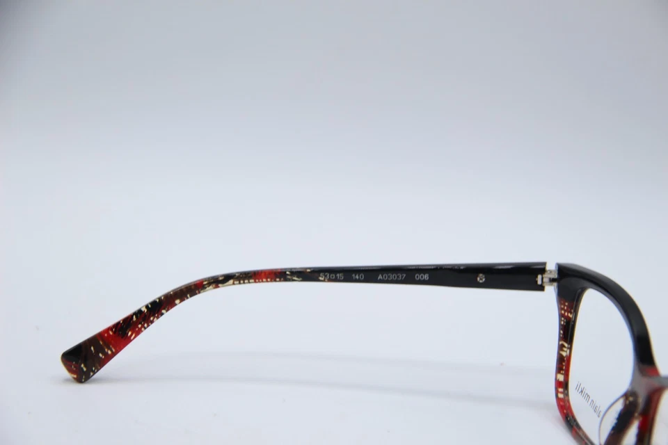НОВЫЙ ALAIN MIKLI A03037 006 ЧЕРНЫЙ КРАСНЫЙ ПОДЛИННЫЙ ОПРАВЫ ОЧКИ 53-15 - Изображение 3 из 4