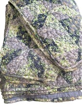 Cottage Classics Purple Floral Full/Queen 3 PC Quilt Set 100 Polyester