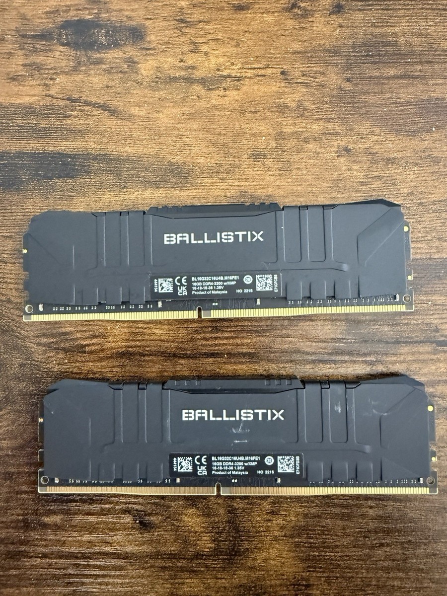 Crucial Ballistix DDR4-3200 32GB (2x16GB) DIMM XMP RAM