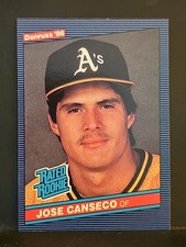 1986 Donruss #39 Jose Canseco RC ATHLETICS 