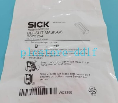 1PCS NEW SICK photoelectric switch filter BEF-SLIT MASK-G6 2075254 IN BOX