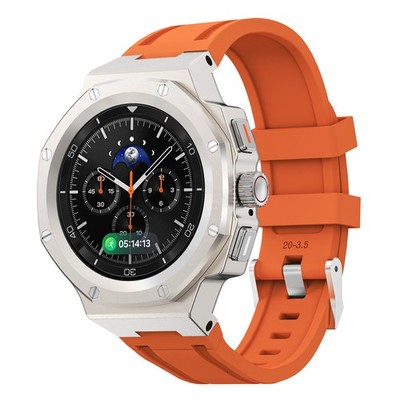 Stainless Steel Metal Silicone Band Case for Galaxy Watch8 40/44mm 8Classic 46mm
