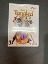 Disney Tangled (Nintendo Wii, 2010) Complete CIB with Manual and Poster
