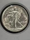 1916 U.S. 90% Silver Walking Liberty Half Dollar --Beautiful AU Coin!!