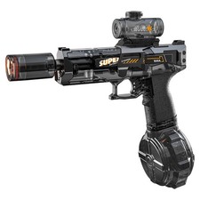 Electric Water Gun for Kids Adults  Teenagers, LED Light Up Automatic Squirt...