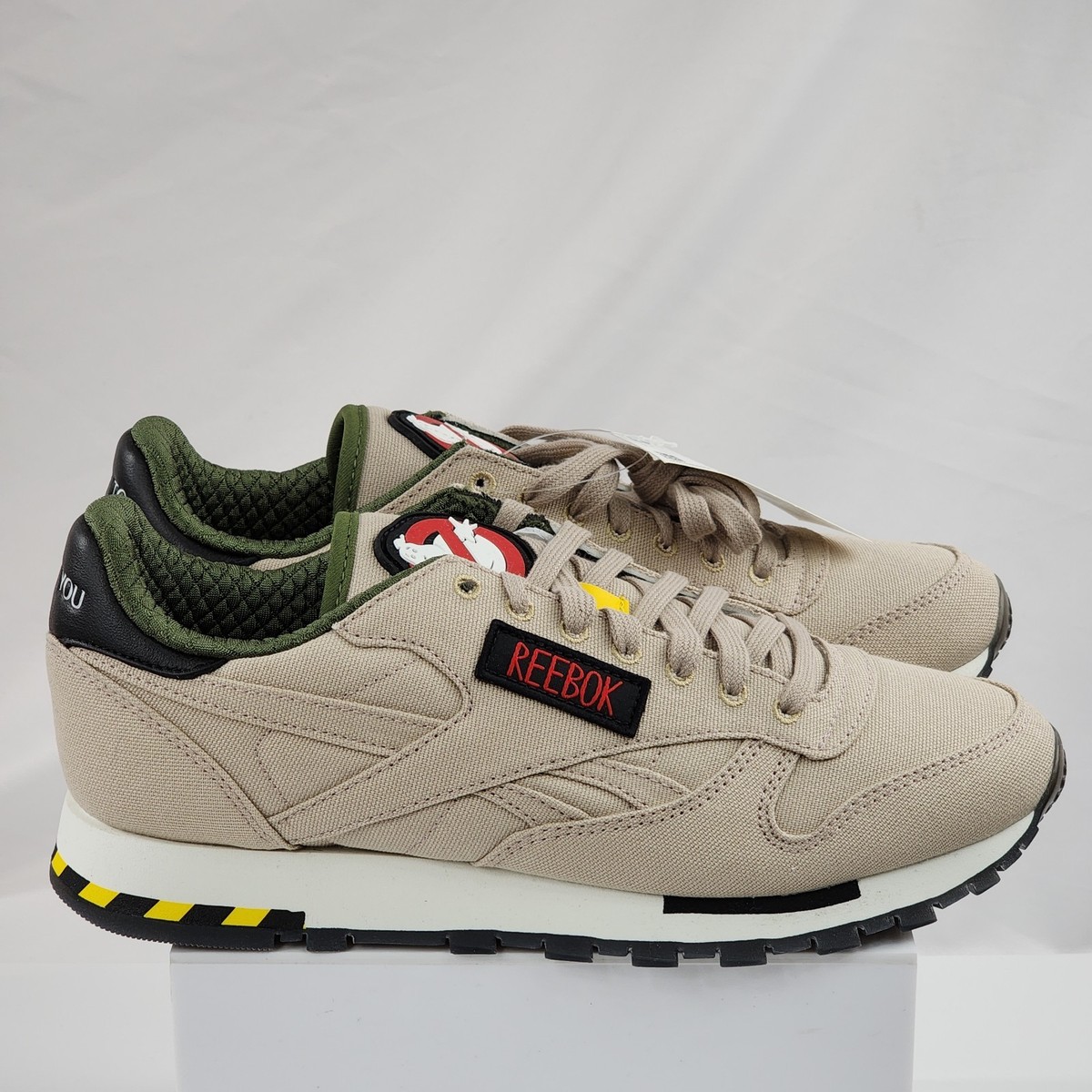 Size Ghostbusters x Reebok Classic Leather Khaki Flight Suit