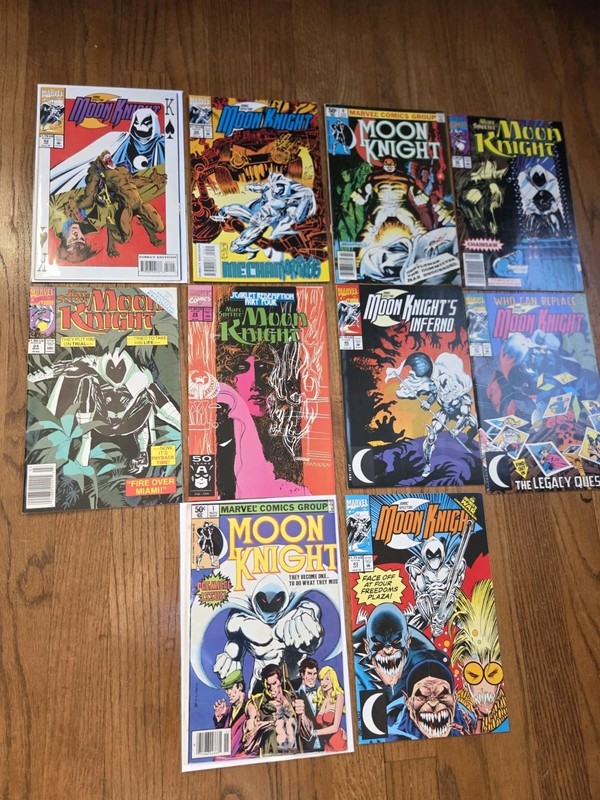 Moon Knight Comic Lot 1980's 90's #1 More