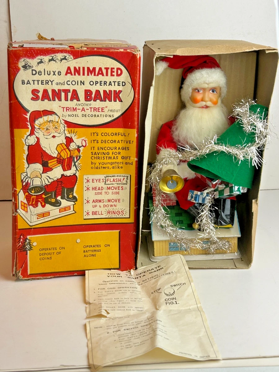 レトロ好きにはたまらないサンタクロース！電源入れれば動きます‼️ Christmas Battery Operated Toys (Pre - 1970) for sale | eBay