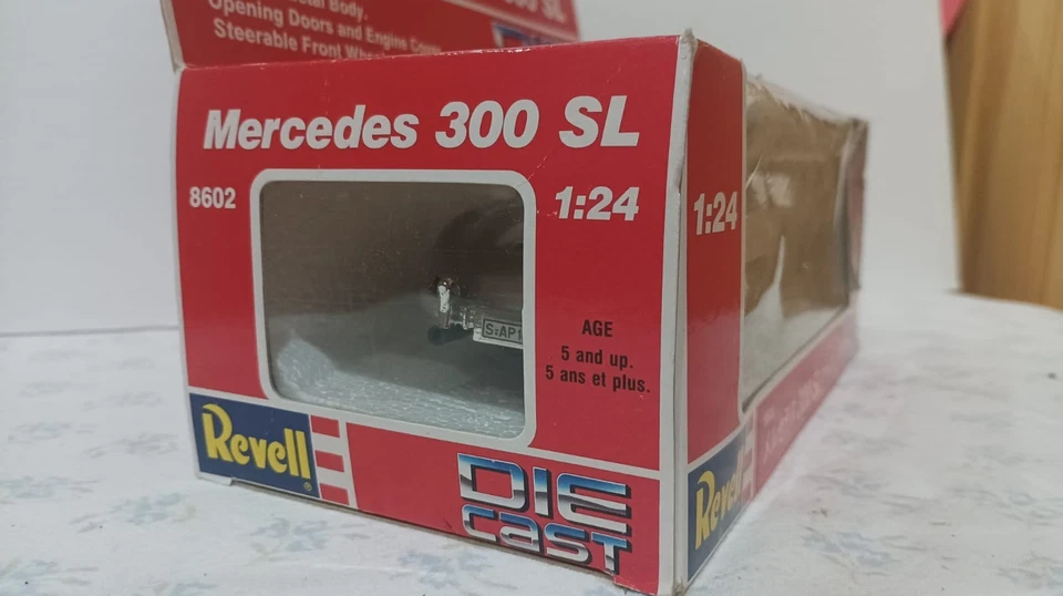REVELL 1/24 mercedes 300 sl made in USA scatola per mercato japan - Immagine 4 di 4