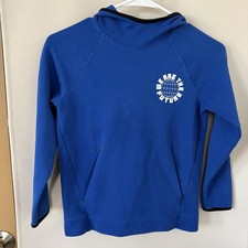 Old Navy Active Boys Medium Blue Dynamic Fleece Pullover Hoodie Sweatshirt