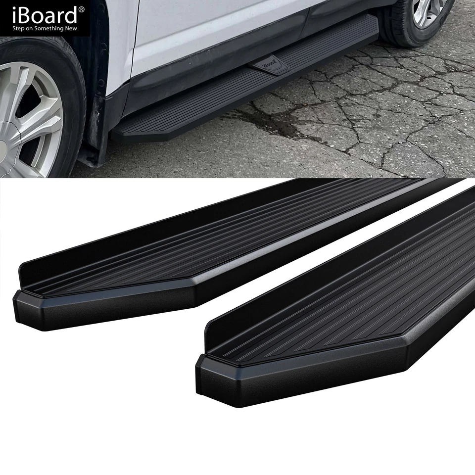 APS Running Board Black 6" Fit Chevy Equinox GMC Terrain 10-17 - Image 2 of 4