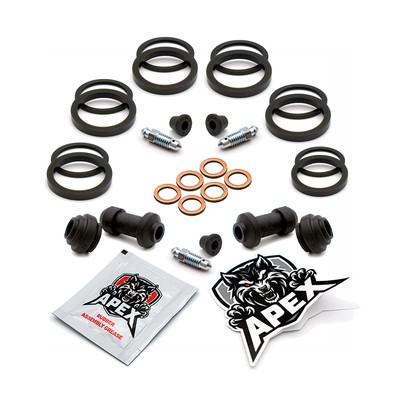 Brake Caliper Seal VFR800 VTEC 8 2008 Front Honda Parts Rebuild Repair Kit Set